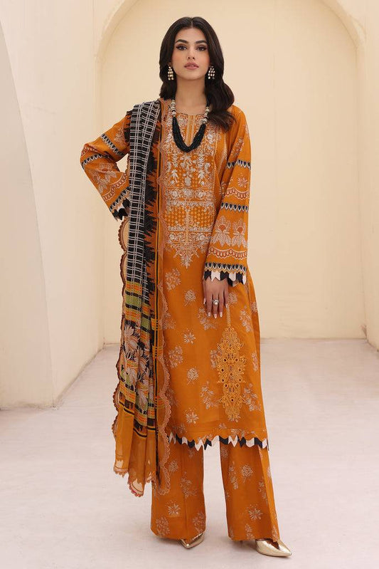 Charizma | Naranji Embroidered Lawn 24 | CN4-001 - Pakistani Designer Dress - by Charizma | Type: Luxury - 100% Original at Saira Sultan