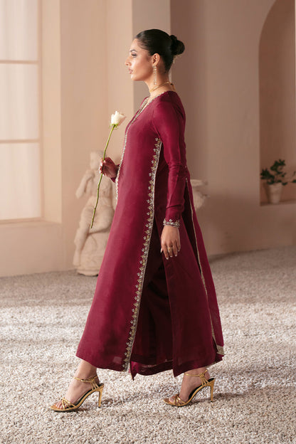 Ajr Couture | Symphony Luxe Festive 25 | Rebel Rose M Maroon Silk