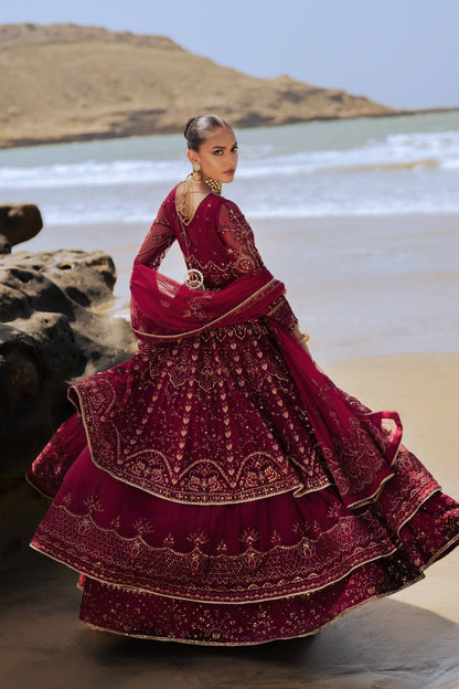 Naqshi | Sahil Kinaray | ZURIAL S Wine Berry Crinkle