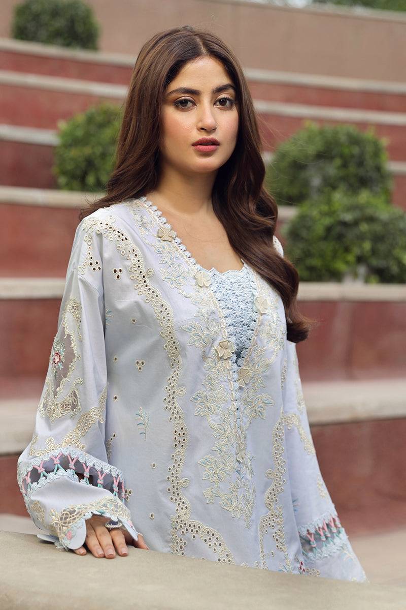 Qalamkar | Festive Lawn 2024 | PS-10 ZAIB - Pakistani Designer Dress - by Qalamkar | Type: Luxury - 100% Original at Saira Sultan