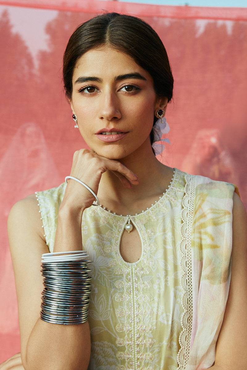 Cross Stitch | Premium Lawn 24 | DUSTY BLOOM - Pakistani Designer Dress - by Cross Stitch | Type: Formal - 100% Original at Saira Sultan