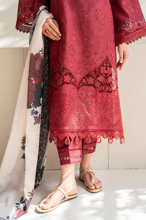 Baroque | Luxury Pret 24 | LAWN UF-676 - Pakistani Designer Dress - by Baroque | Type: Luxury - 100% Original at Saira Sultan