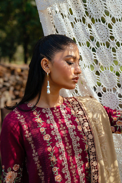 Saira Rizwan | Winter 2024 | SANSA-SRW24-09 M Hot Pink Khaddar