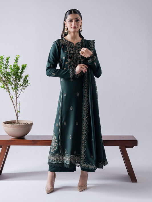 Faiza Faisal | Winter Edit 2024 | AVA XS Slate Karandi
