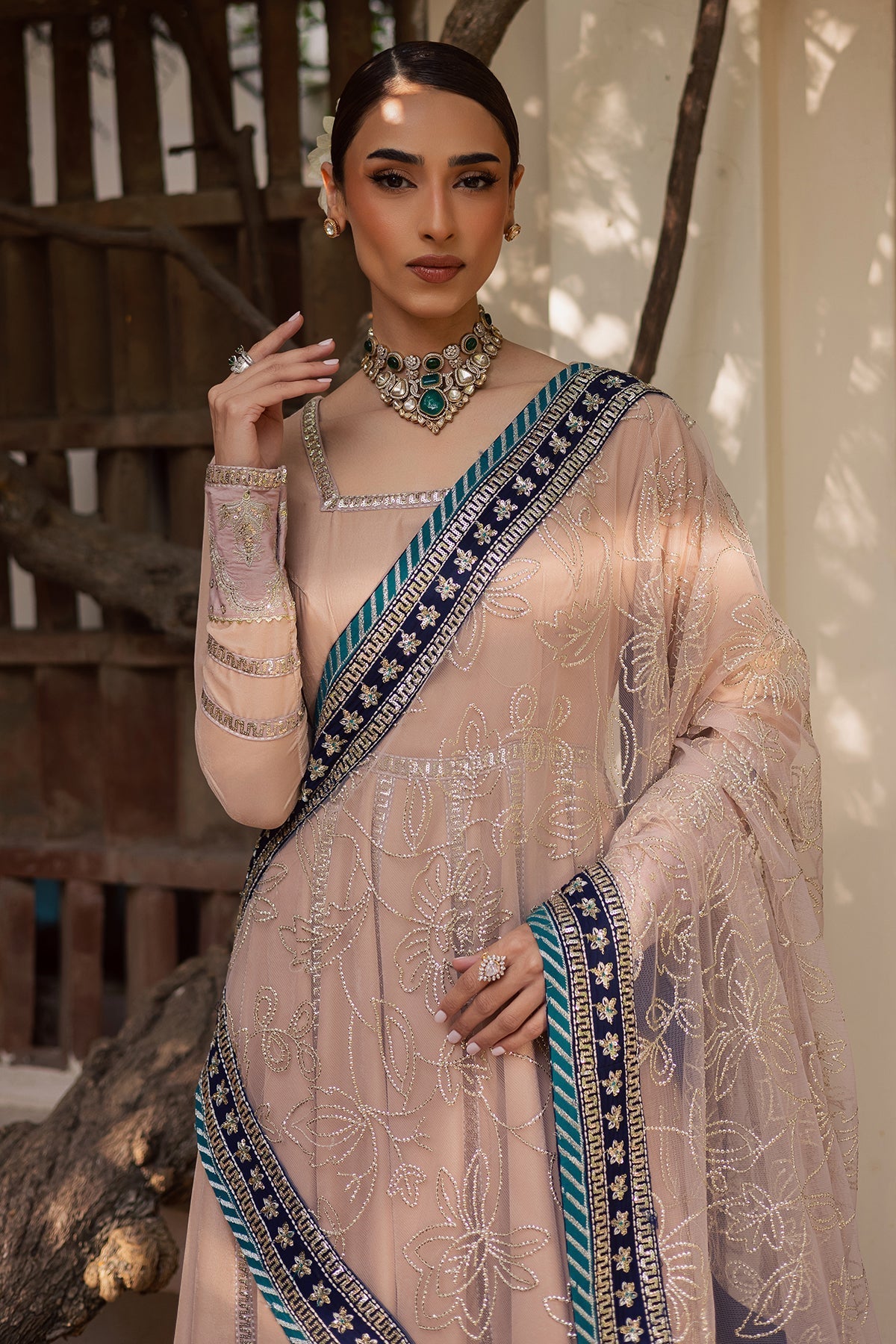 Nureh | Maya Velvet | NW-117 by Nureh - Designer Dress  - Type : Ladies Clothes - Available at Saira Sultan - 100% Original 