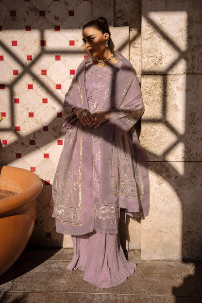 Rangrasiya | Premium Summer Lawn 25 | Prisa XL Dusty Pink Lawn