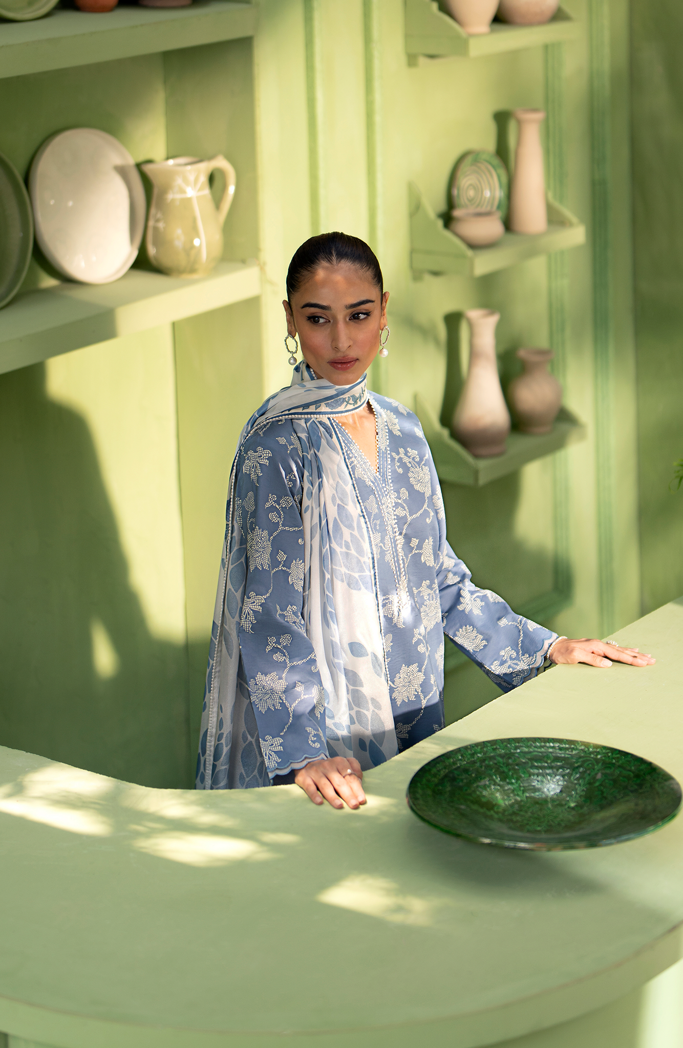 Seran | Artisan Lawn 25 | AEGEAN XL Blue Gray Lawn