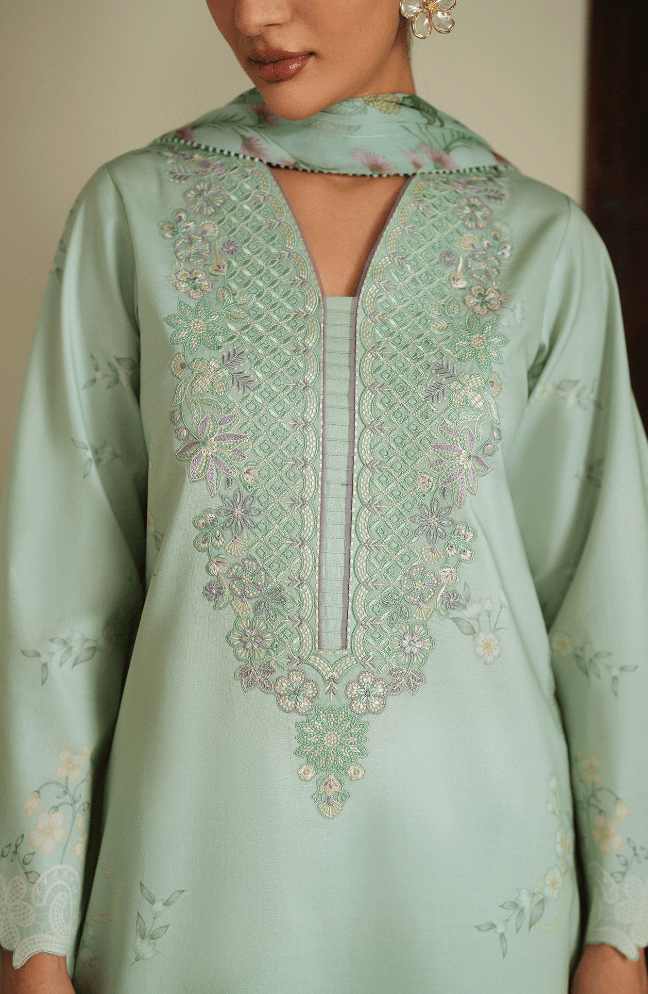 Seran | Ilara Cambric | SERENE - Pakistani Designer Dress - by Seran - Type : Ladies Clothes - 100% Original at Saira Sultan