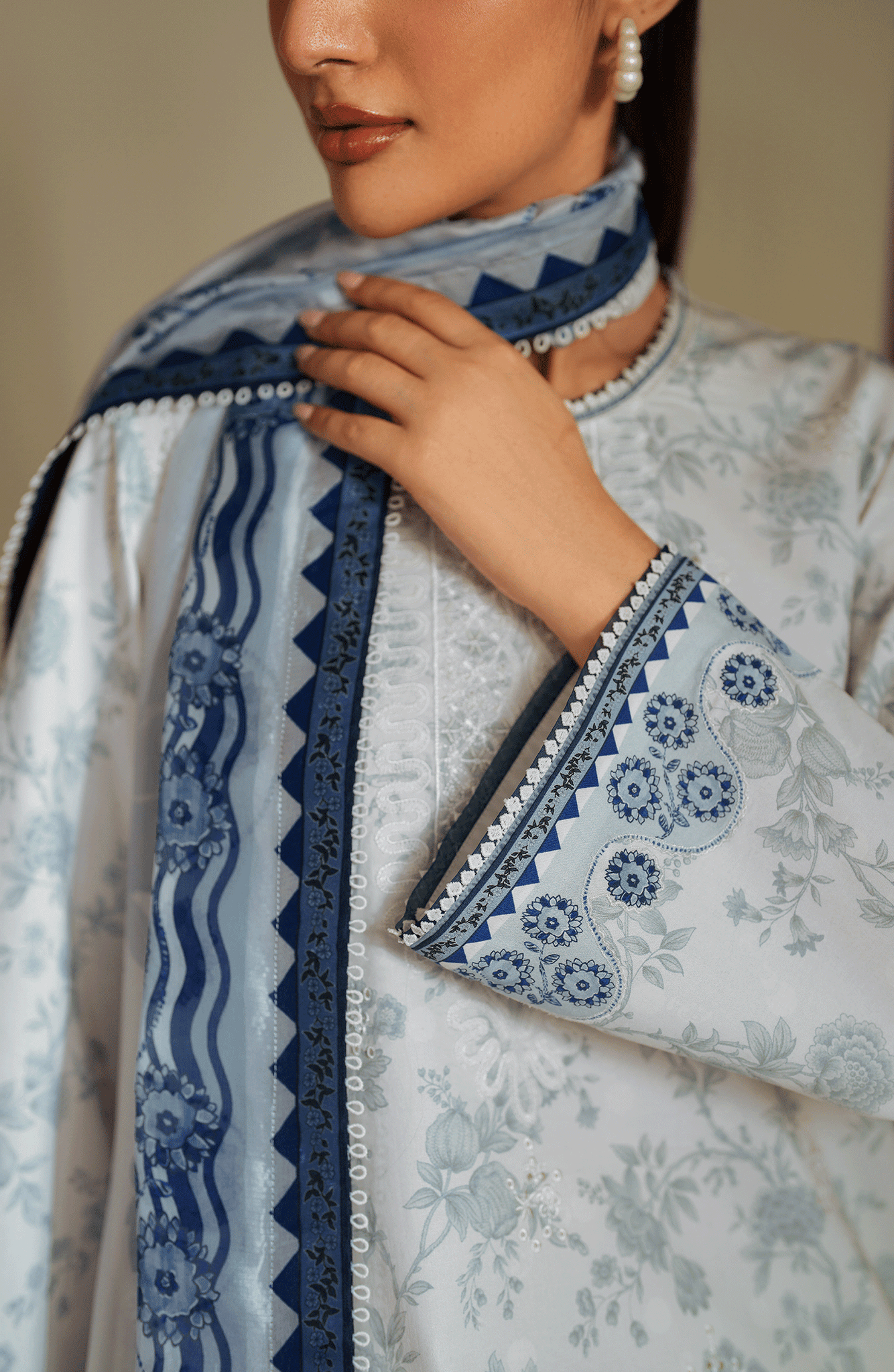Seran | Ilara Cambric | AZZURA - Pakistani Designer Dress - by Seran - Type : Ladies Clothes - 100% Original at Saira Sultan