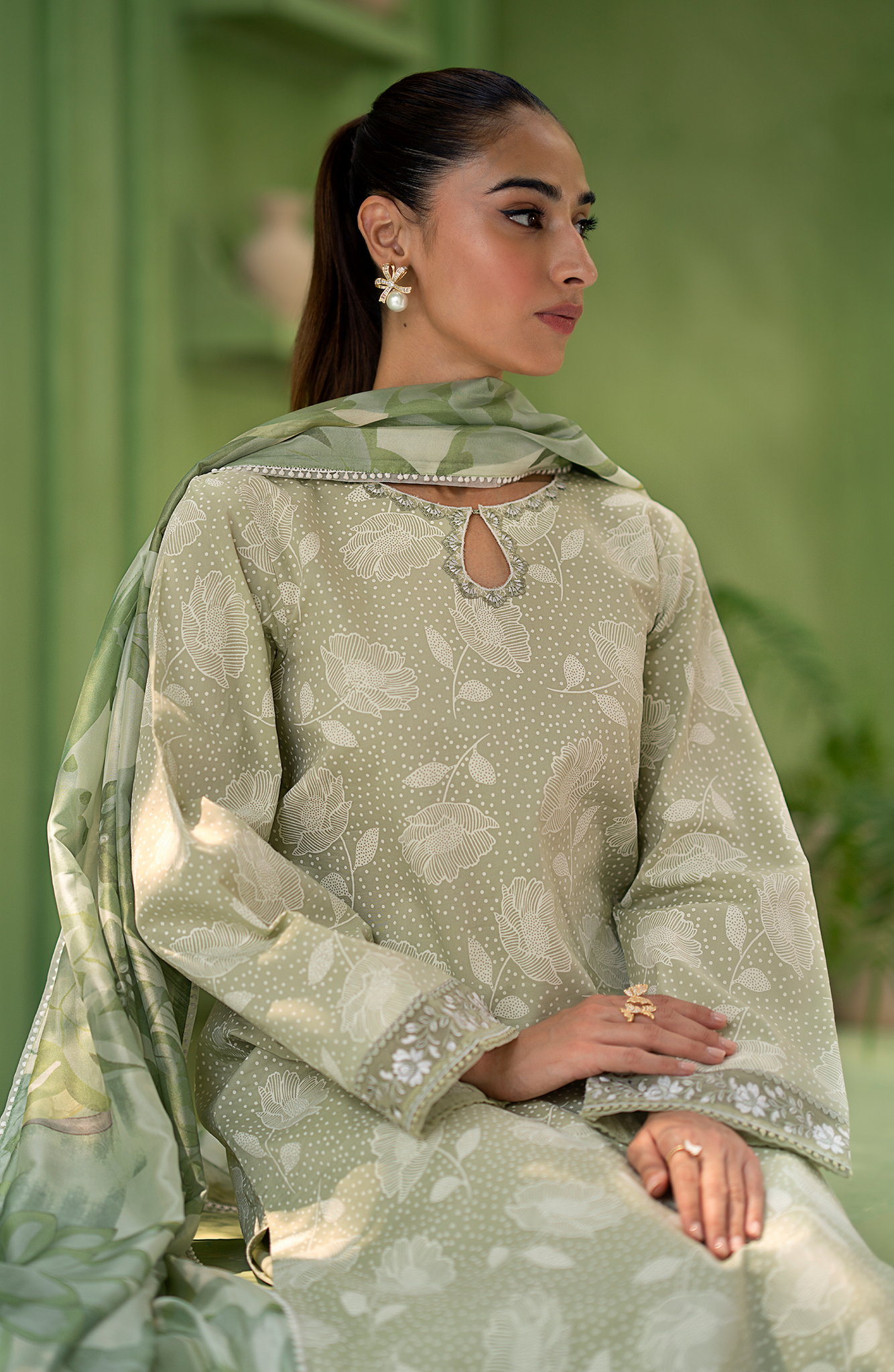 Seran | Artisan Lawn 25 | PISTACHE M Pistachio Green Lawn