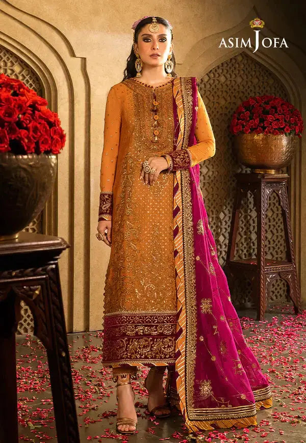 Asim Jofa | Velvet Festive 23 | AJVF-07 - Pakistani Designer Dress - by Asim Jofa | Type: Formal - 100% Original at Saira Sultan