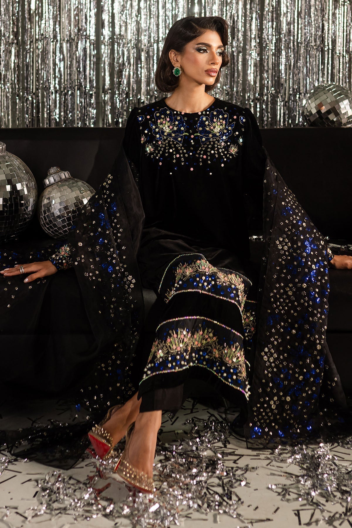 Nureh | Fancy Formals | Moonbeam TW-08 - Pakistani Designer Dress - by Nureh - Type : Ladies Clothes - 100% Original at Saira Sultan