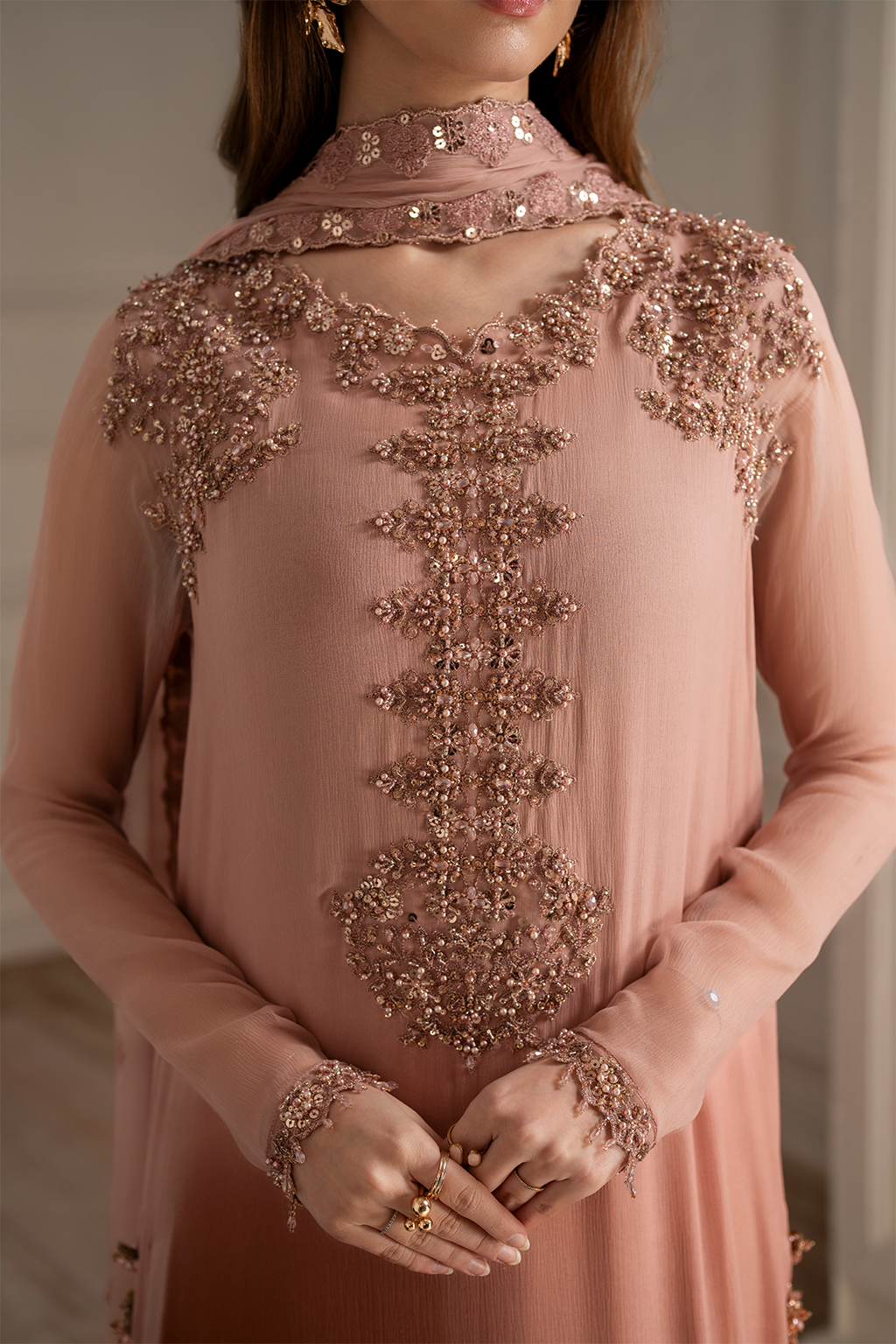 Iznik I Festive Formal I UE-479 Embroidered Chiffon - Pakistani Designer Dress - by Iznik - Type : Ladies Clothes - 100% Original at Saira Sultan