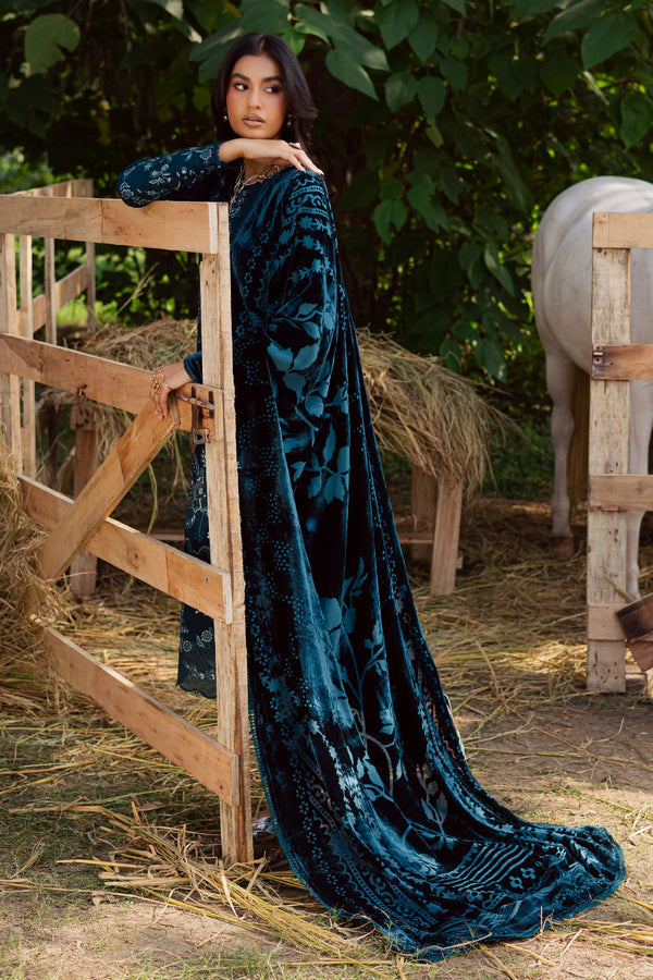 Nureh | Exclusive Leather Peach | NE-186 by Nureh - Designer Dress  - Type : Ladies Clothes - Available at Saira Sultan - 100% Original 