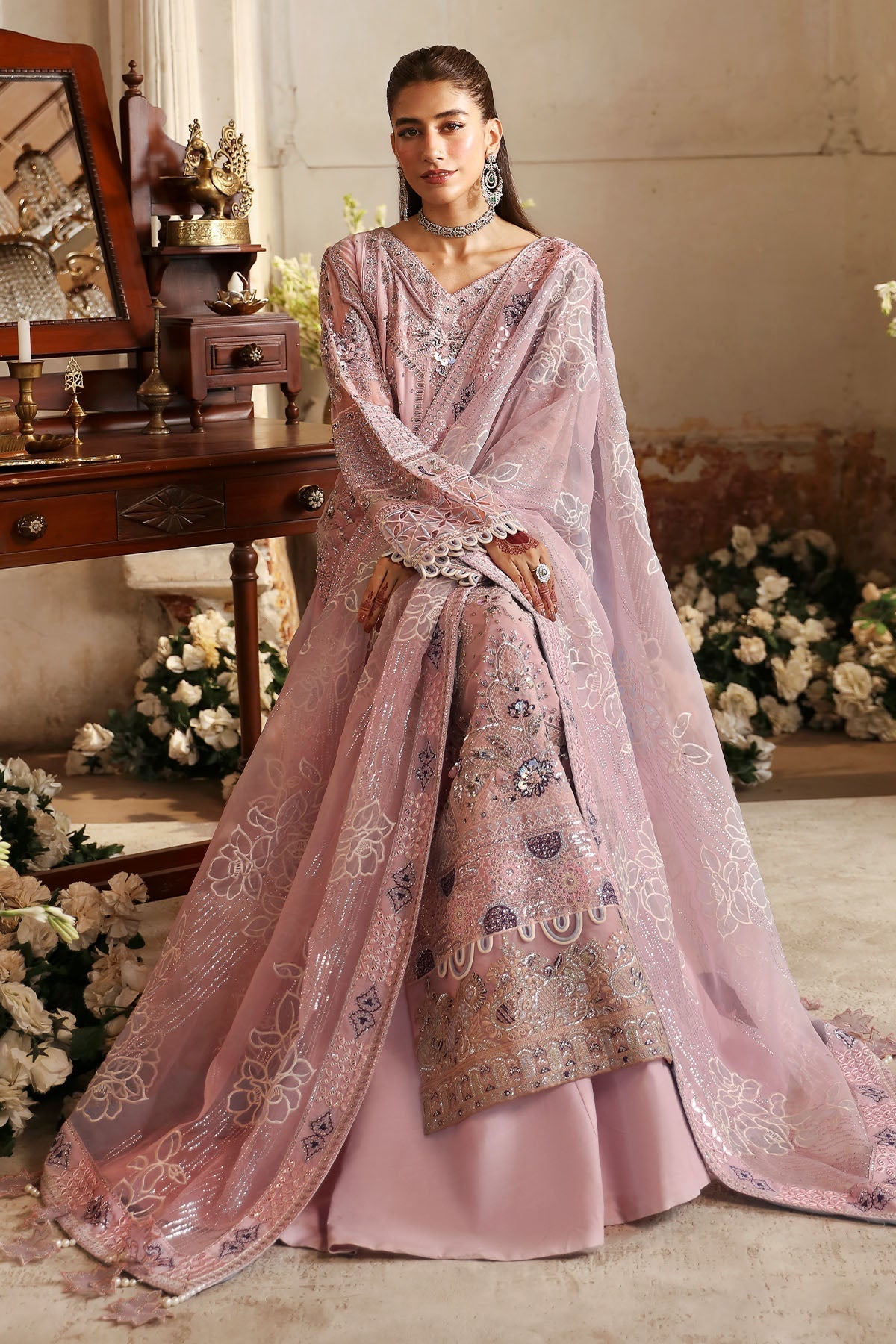 Nureh | Jhoomro Wedding Formals | NL-69 RANIA - Pakistani Designer Dress - by Nureh | Type: Bridal - 100% Original at Saira Sultan