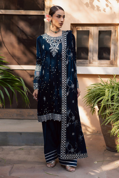 Nureh | Maya Velvet | NW-114 by Nureh - Designer Dress  - Type : Ladies Clothes - Available at Saira Sultan - 100% Original 