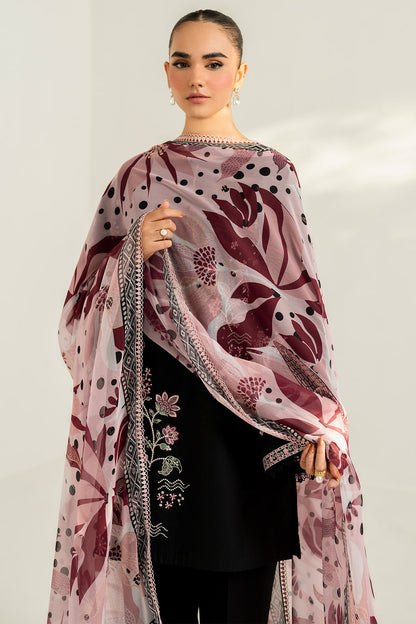 Farasha | Thread Lines Embroidered | Floral Meadow