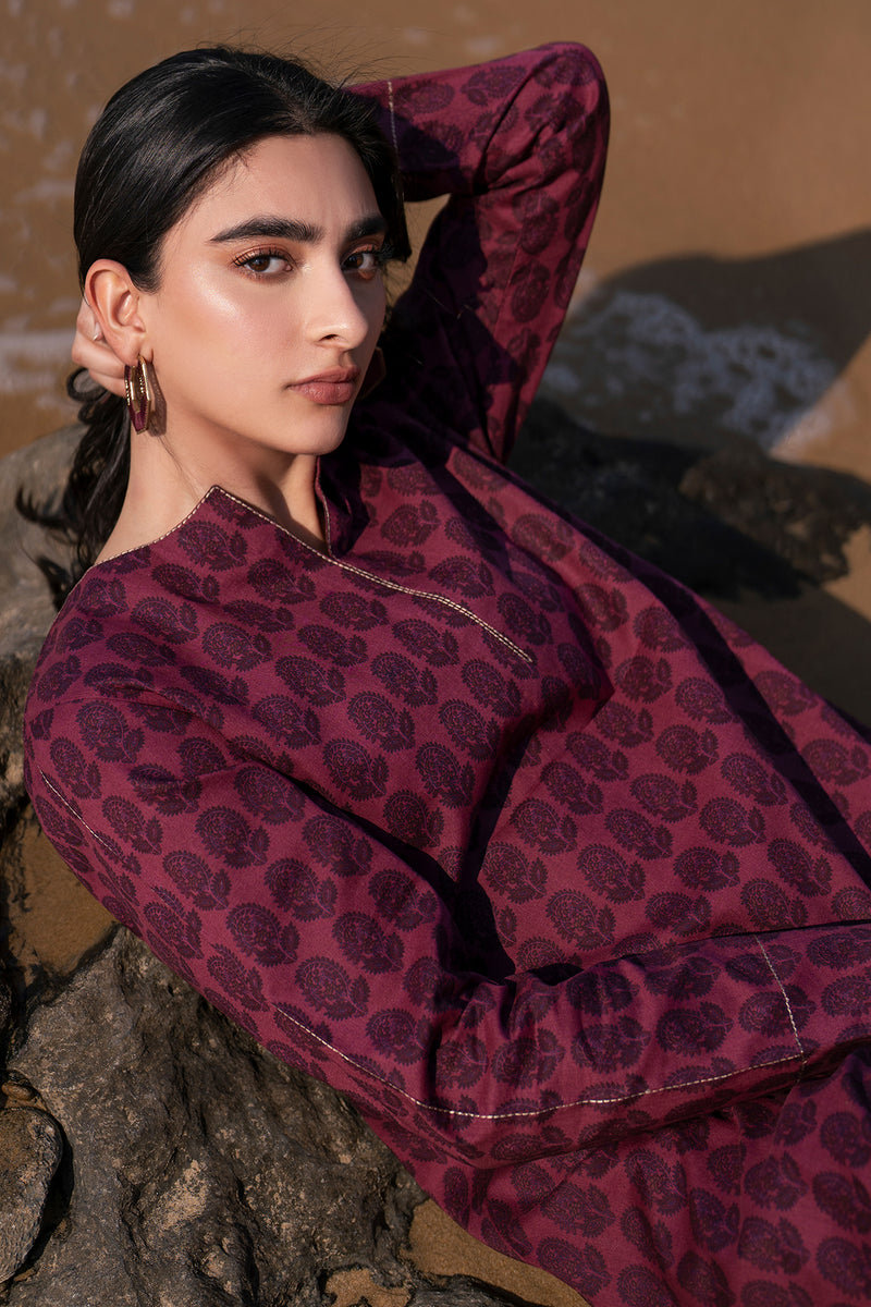 Jazmin | Summer Lawn 25 | USE-9165 M Maroon Lawn