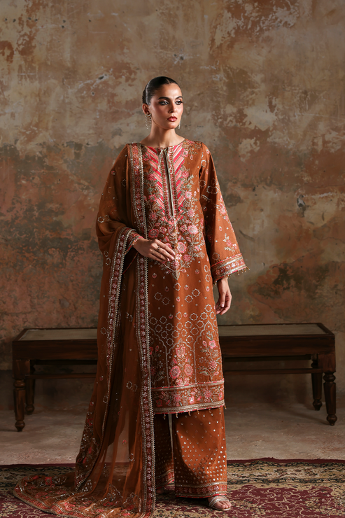 Emaan Adeel | Afsana e Silk | AARZO by Emaan Adeel - Designer Dress - Type : Ladies Clothes - Available at Saira Sultan - 100% Original 