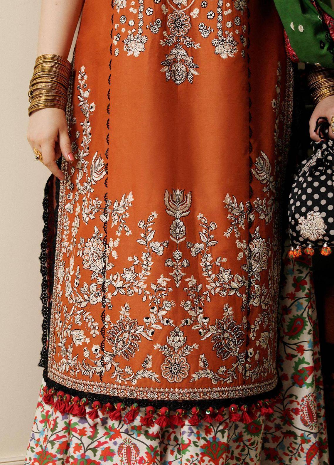 Hussain Rehar | Embroidered Lawn | STAR DUST - Pakistani Designer Dress - by Hussain Rehar | Type: Ladies Clothes - 100% Original at Saira Sultan