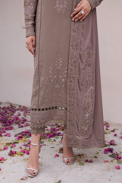Nureh | Exclusive Leather Peach | NE-201 by Nureh - Designer Dress  - Type : Ladies Clothes - Available at Saira Sultan - 100% Original 