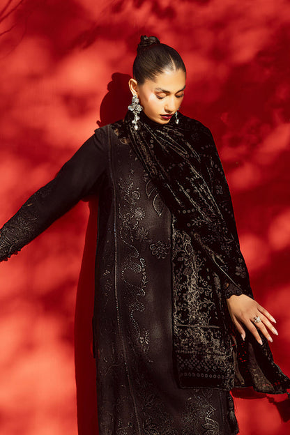 Nureh | Exclusive Leather Peach | NE-191 by Nureh - Designer Dress  - Type : Ladies Clothes - Available at Saira Sultan - 100% Original 