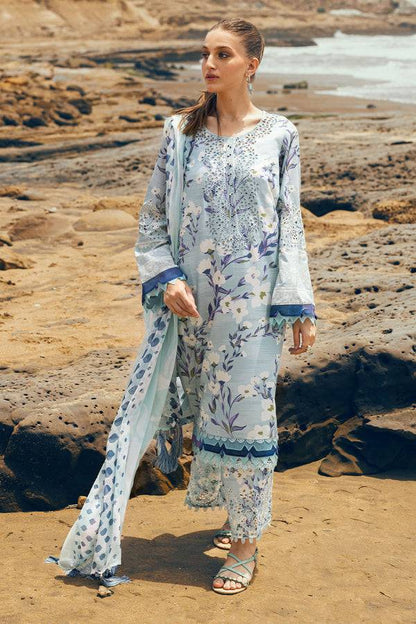 Nureh | Gardenia Lawn 24 | N-08 - Pakistani Designer Dress - by Nureh | Type: Luxury - 100% Original at Saira Sultan