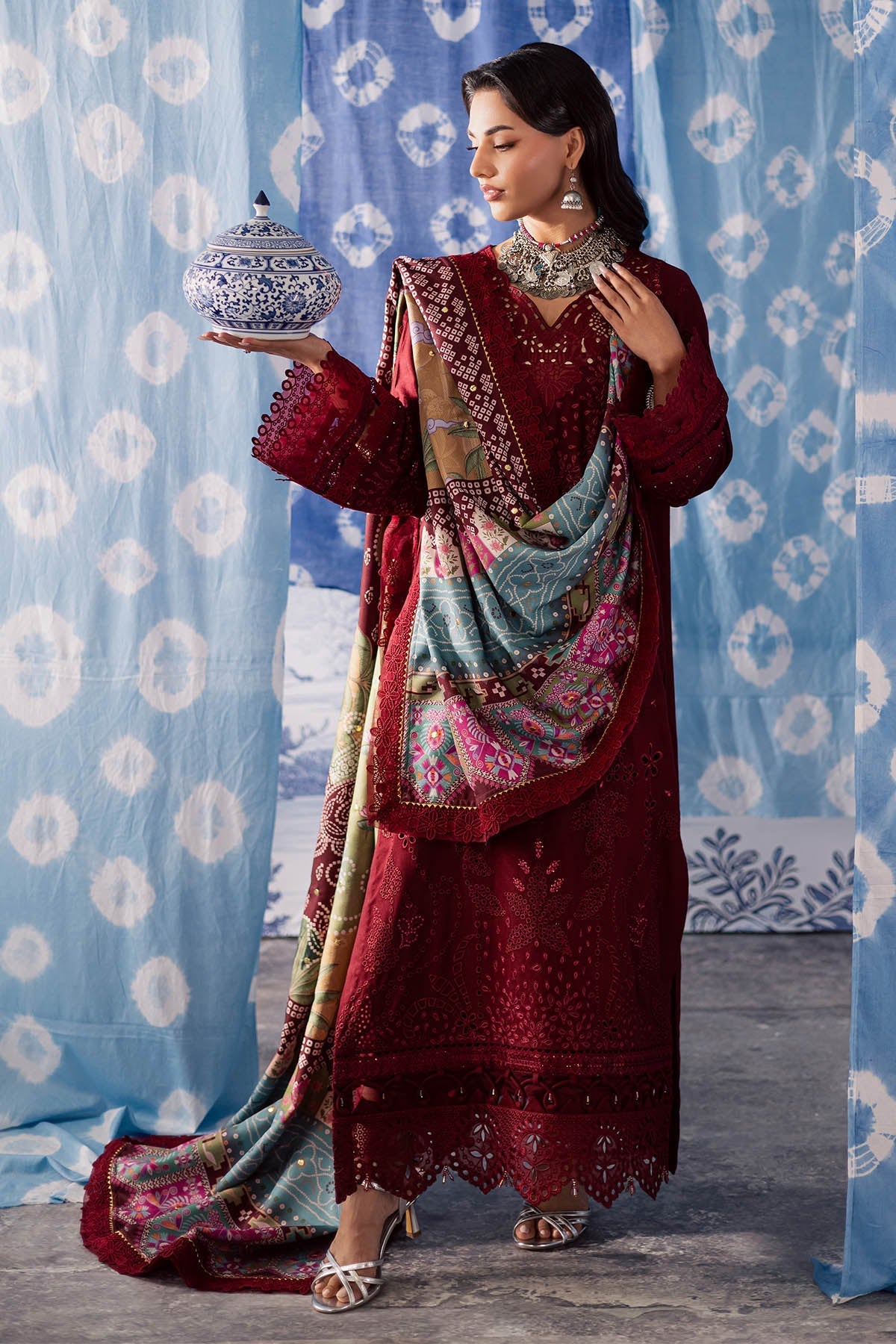 Nureh | Bazaar Luxe 25 | NE-204 by Nureh - Designer Dress  - Type : Ladies Clothes - Available at Saira Sultan - 100% Original 