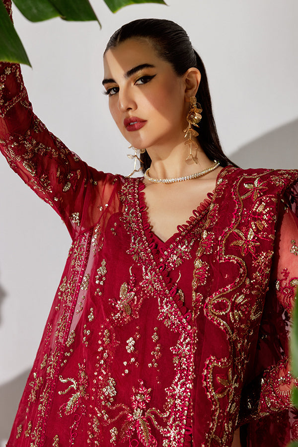 Saffron | Scintilla Formals | Apple Canary M Haute Red Organza