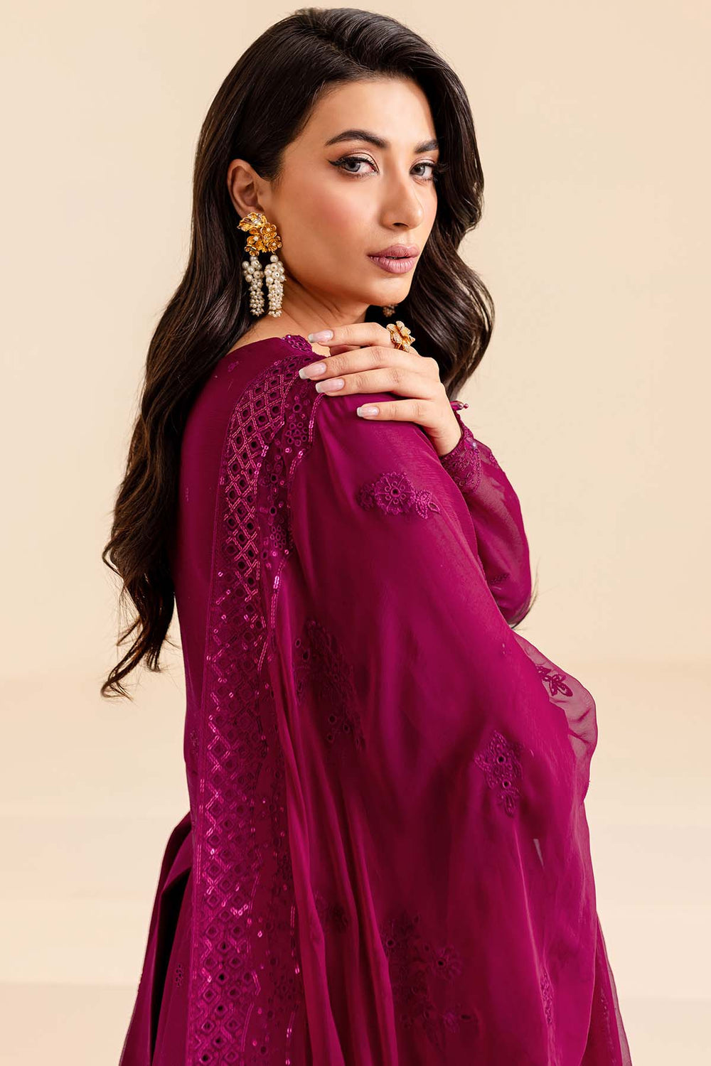 Farasha | Lumiere Formals | Mystic Mauve - Pakistani Designer Dress - by Farasha | Type: Bridal - 100% Original at Saira Sultan