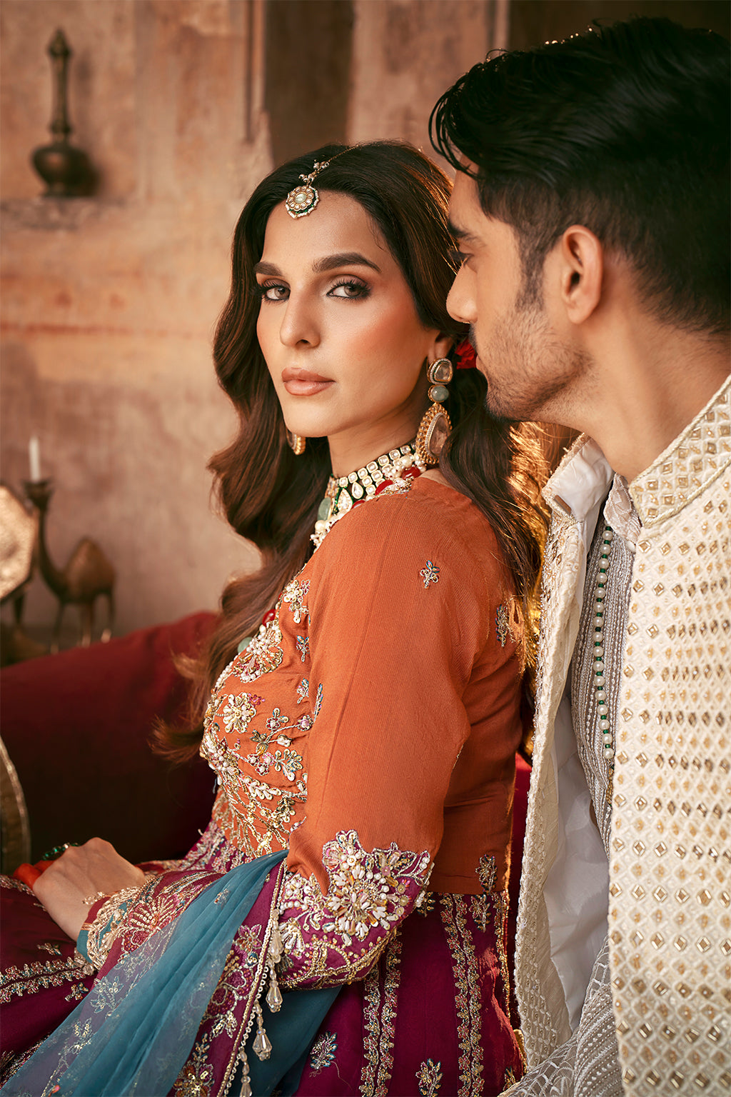 AJR Couture | Luxury Formals 24 | Regalia XL Orange Raw Silk