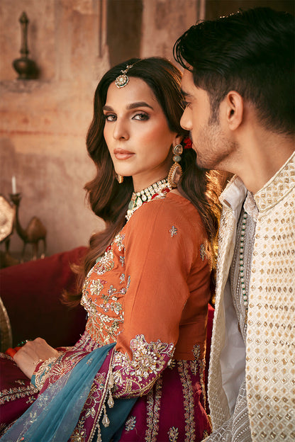 AJR Couture | Luxury Formals 24 | Regalia XL Orange Raw Silk
