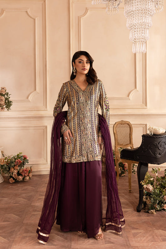Vanya | Marlene Formals | ML-05 XS Plum Chiffon