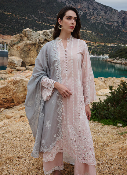Image | Lawnkari 25 | Safa S Pink Cotton Lawn
