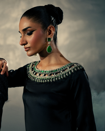 Vasal | Zyra Luxe Pret 26 | Noir Amber - Pakistani Designer Dress - by Vasal - Type : Ladies Clothes - 100% Original at Saira Sultan