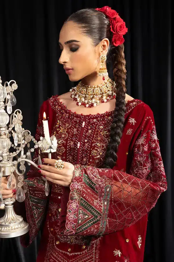 Nureh | Maya Velvet 23 | Elisa - Pakistani Designer Dress - by Nureh | Type: Formal - 100% Original at Saira Sultan