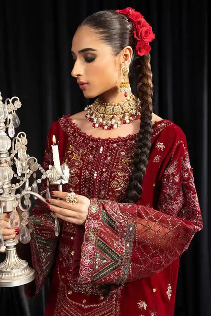 Nureh | Maya Velvet 23 | Elisa - Pakistani Designer Dress - by Nureh | Type: Formal - 100% Original at Saira Sultan