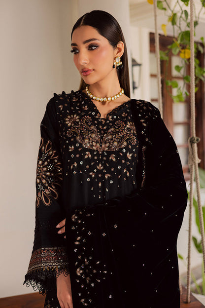 Nureh | Exclusive Leather Peach | NE-202 by Nureh - Designer Dress  - Type : Ladies Clothes - Available at Saira Sultan - 100% Original 