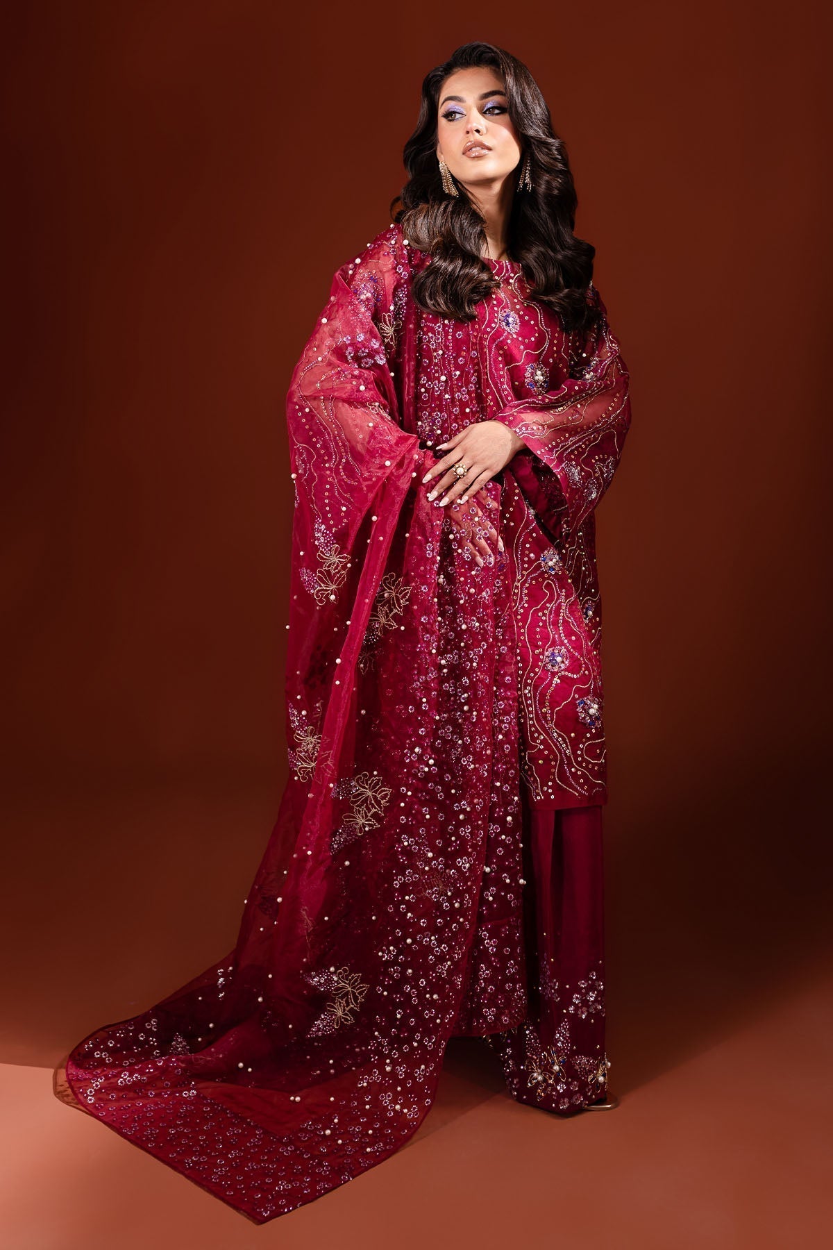 Nureh | Tiny Twinkles | NP-469 - Pakistani Designer Dress - by Nureh | Type: Formal - 100% Original at Saira Sultan