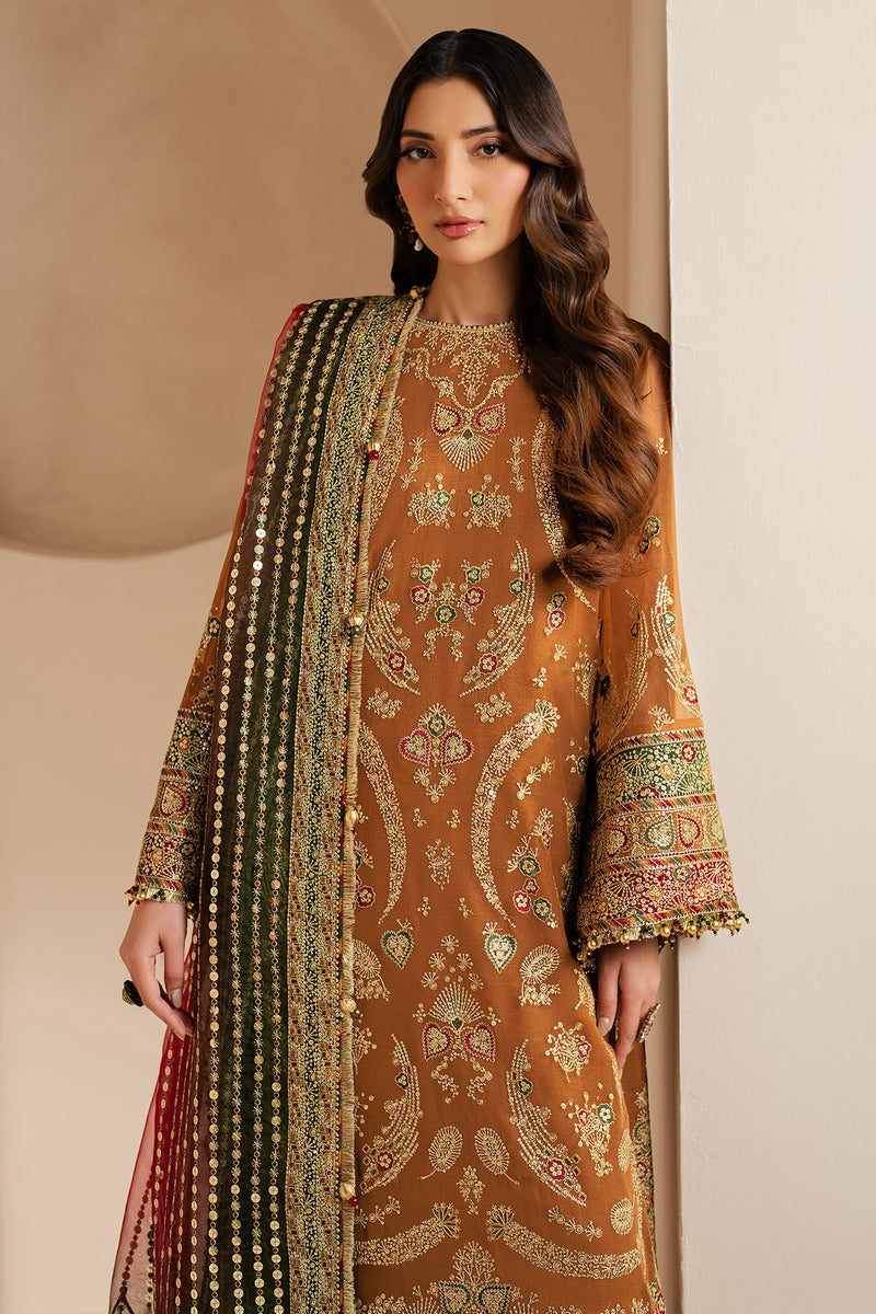 Jazmin | Wedding Formals | WF'25-08 L Rust Chiffon