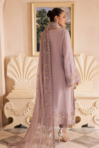 Emaan Adeel | Miraan luxury chiffon | ELNAZ S Pinkish Gray Chiffon