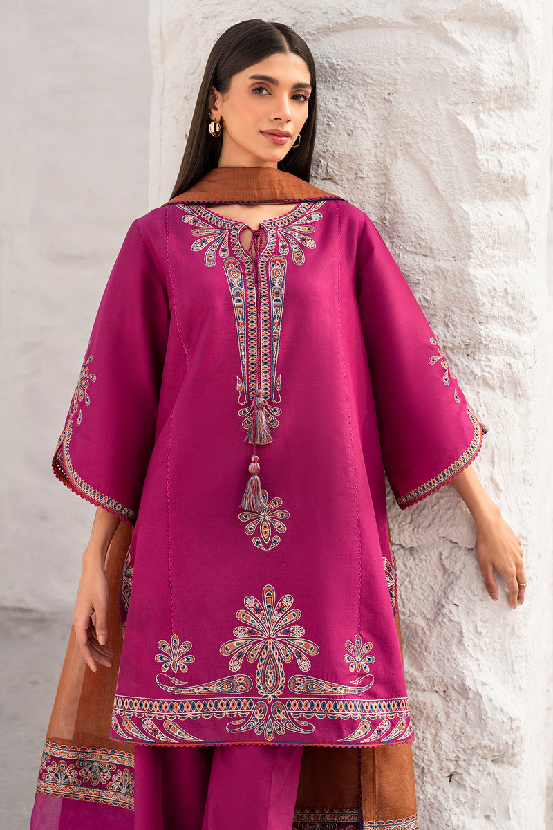 Jazmin | Summer Lawn 25 | USE-9114 L Magenta Lawn