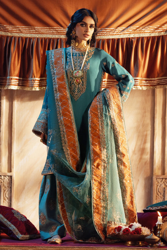 AJR Couture | The Silk Edition 25 | ULFAT XS Teal Blue