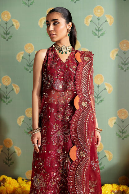 Nureh | Jhoomro Wedding Formals | NL-53 - MAHRO - Pakistani Designer Dress - by Nureh | Type: Bridal - 100% Original at Saira Sultan