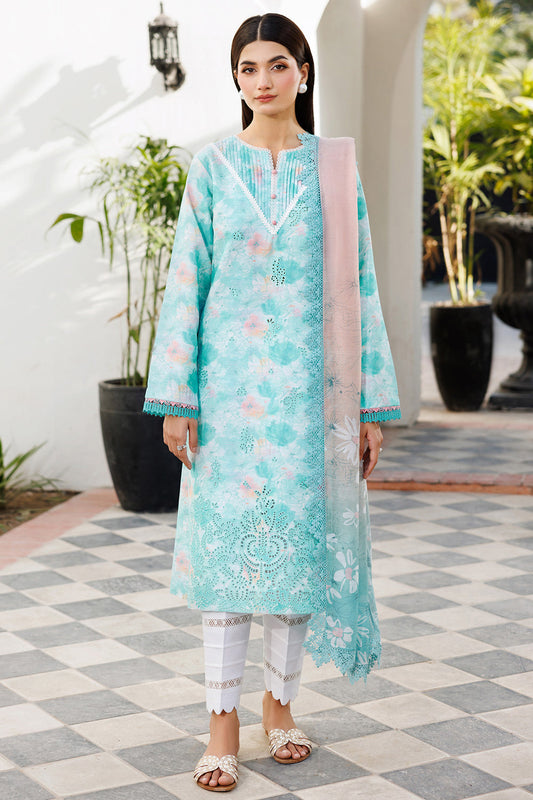 Farasha | Printed Essentials | Blue Dusk - Pakistani Designer Dress - by Farasha - Type : Ladies Clothes - 100% Original at Saira Sultan