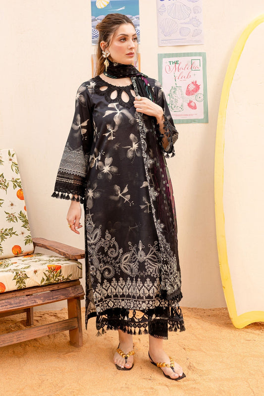 Nureh | Gardenia Lawn 25 |NSG-185 XS Black Lawn