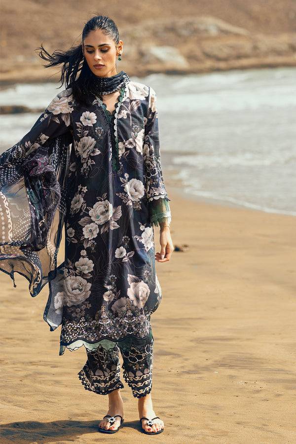 Nureh | Gardenia Lawn 24 | N-04 - Pakistani Designer Dress - by Nureh | Type: Luxury - 100% Original at Saira Sultan