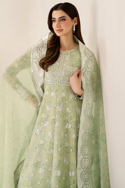 Farasha | Fiorella Formals | Sage Sparkle - Pakistani Designer Dress - by Farasha - Type : Ladies Clothes - 100% Original at Saira Sultan