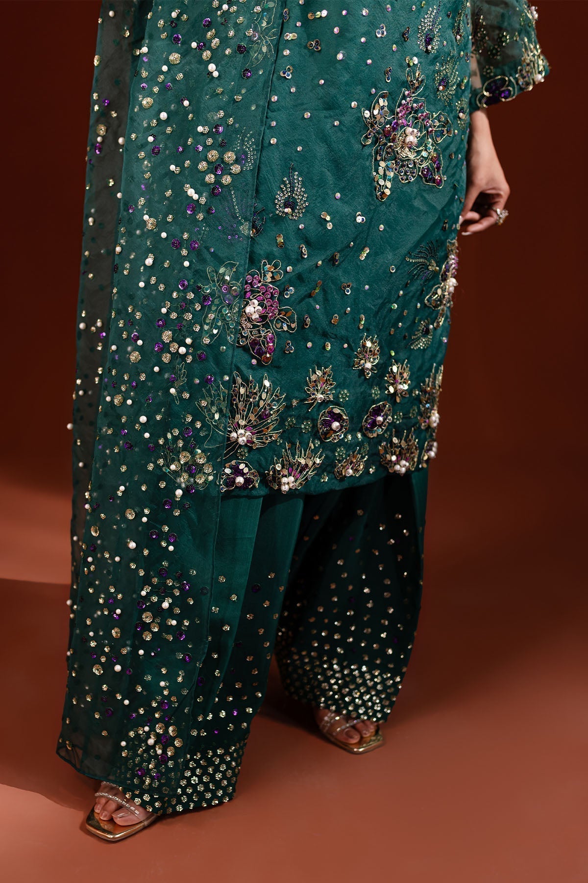 Nureh | Tiny Twinkles | NP-468 - Pakistani Designer Dress - by Nureh | Type: Formal - 100% Original at Saira Sultan