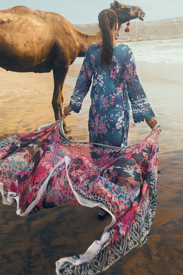 Nureh | Gardenia Lawn 24 | N-03 - Pakistani Designer Dress - by Nureh | Type: Luxury - 100% Original at Saira Sultan